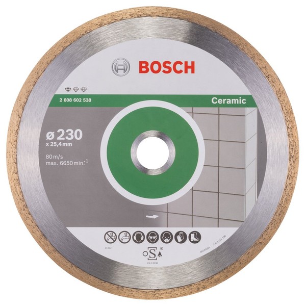 Bosch 2608602538 Diamond Cutting Disc Standard for Ceramic
