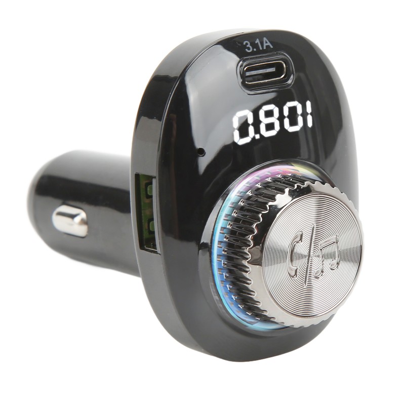 Bluetooth Car Adapter FM Transmitter Wireless FM Radio Adapter Dual