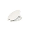 KOHLER 4647-96 Stonewood Toilet Seat Elongated,Wood Toilet Seat, Elongated Toilet