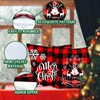 LYINUR Christmas Cushion Covers Set of 4, 45 x 45
