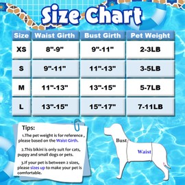 Dog Bikini Swimsuit Summer Puppy Bathing Dress Beach Clothes Cat Costume for Puppy Dog Cat Pineapple M