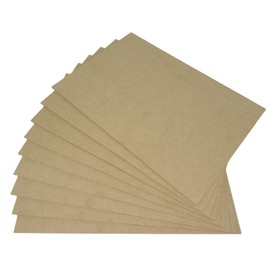 Trustleaf 5 x 3mm MDF Sheets, Medite, Laser, Crafts, DIY (3mm 210mm x 300mm,A4, x 5)