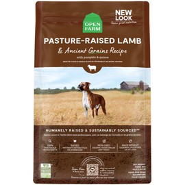 Open Farm Ancient Grains Dry Dog Food, Humanely Raised Meat Recipe with Wholesome Grains and No Artificial Flavors or Preservatives (Pasture Raised Lamb Ancient Grain, 11 Pound (Pack of 1))