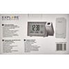 EXPLORE SCIENTIFIC Weather Forecast RPW3008 Dual Snooze Alarm Silver