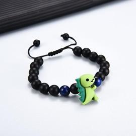 Leyung 5 Year Old Boy Birthday Gift, Dinosaur Birthday Decorations, Bracelet Gifts for 5 Year Old Boys Son Grandson Nephew Brother