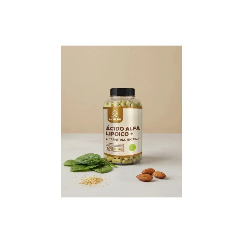 Ácido Alfa Lipoico Raíces Zen Nutrition Company Ala 550mg 60