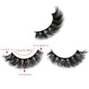 8Pairs Wispy Mink Lashes Fluffy Eye Lashes Natural Look 5D