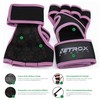 NetroxSports® Training Gloves with Wrist Bandage for Strength Training, Bodybuilding