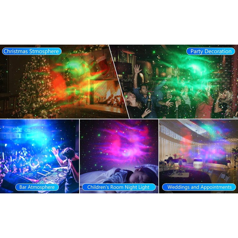 CAIYUE Star Projector Galaxy Projector, Exquisite Nebula Night Light Ocean