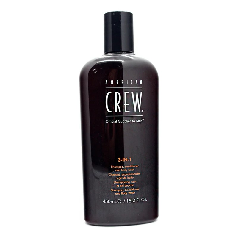Shampoo Acondicionador Y Gel 3 En 1 American Crew 450
