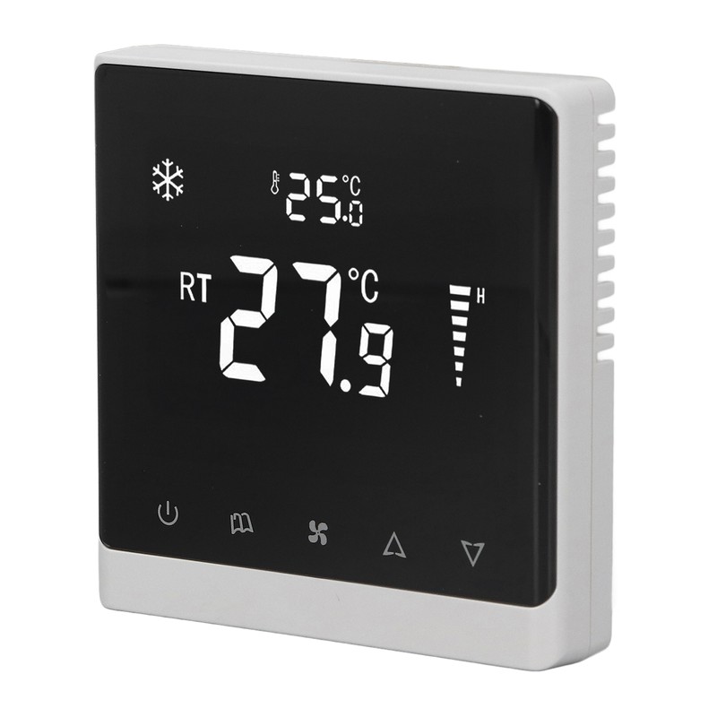 Air Conditioning Fan Thermostat Home Touchscreen Thermostat Panel Temperature Controller