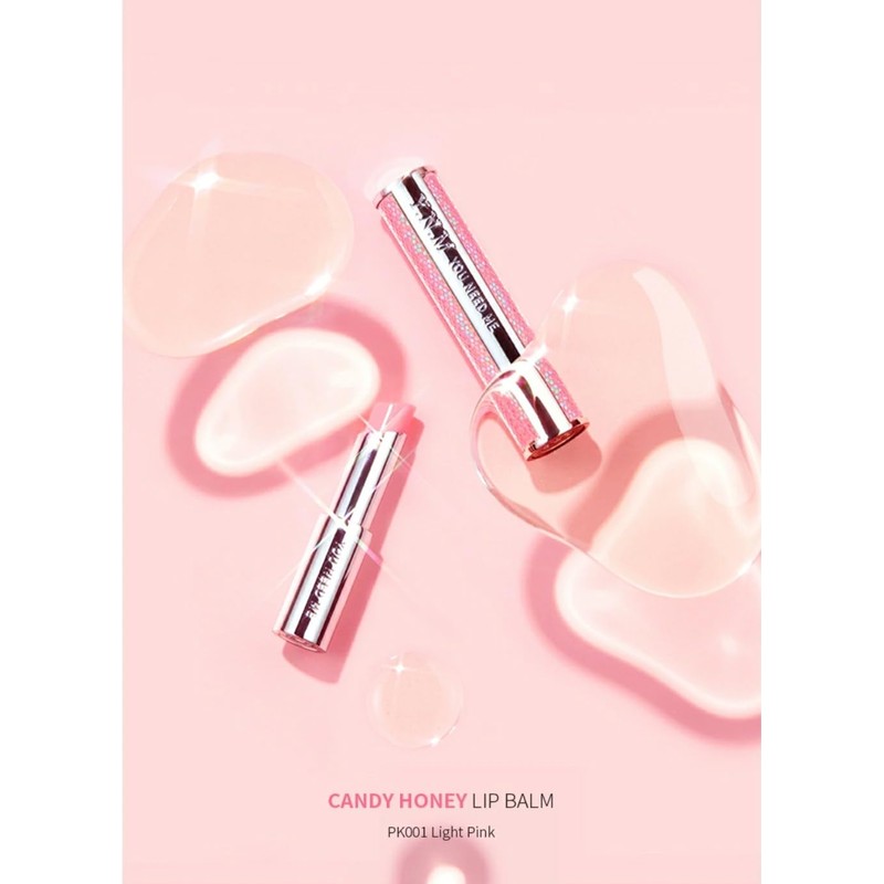 YNM PK001 Honey Lip Balm, Light Pink, Moisturizing, Pink, Korean