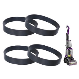 Replacement Belts for Bissell Model 2910, 2987, 2806，1986, 2987, 29878, 29879, 2806, 28062, 28068, P2283,22839,22837 PowerForce/TurboClean PowerBrush Pet Carpet Cleaner, Replace Part 1606428 (4 Pack)