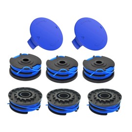 6Pcs 0.065" 20Ft KST-120X String Trimmer Replacement Spool, Weed Eater Trimmer Spool Compatibile with Kobalt 40V Cordless String Trimmer KST 120X, KST 120X-06