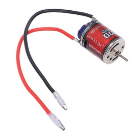 Funien 370 Brushed Motor, High Torsion Strong Magnetic, Low Heat Life for RC Car Boat, Fits Tamiya Losi with 45T Bi-Directional Bearing, Stable Performance, Easy Installation,