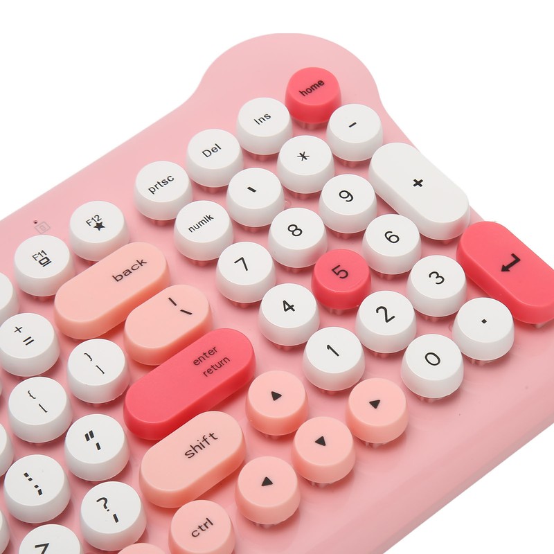 Wireless Keyboard and Mouse 2.4Ghz Connection Cute Keyboard Mouse Set
