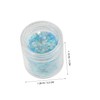 OHPHCALL Metallic Iridescent Glitter Sequins 4 Bottles Luminous Glitter Powder