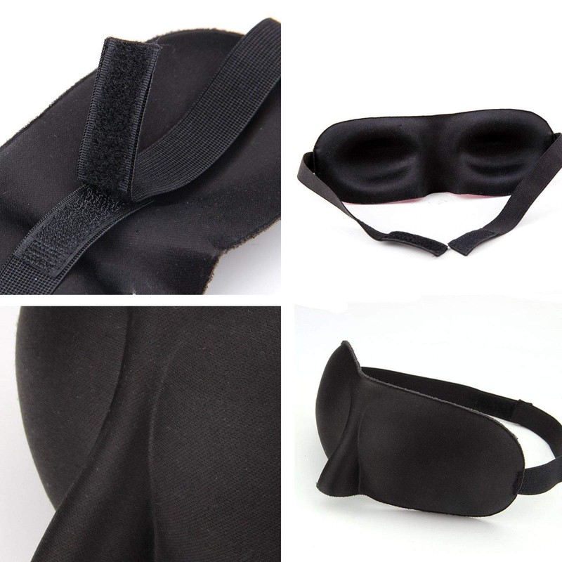 Premium 3D Contoured Eye Mask for Sleeping (2 PCs) -