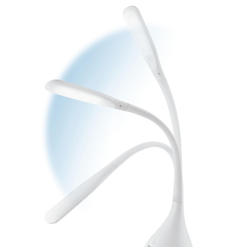 OttLite Creative Curves LED Desk Lamp with Adjustable Neck -