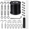String Lights Hanging Kit,Globe String Lights Suspension Kit,Outdoor Light Guide