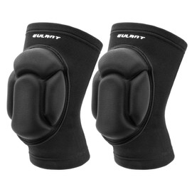 EULANT Volleyball Knee Pads for Teenagers and Adults, Knee Pads with 3.5 cm Thickened EVA Padding, Elastic Knee Pads for Work, Handball, Football, Bicycle, for Men and Women, L