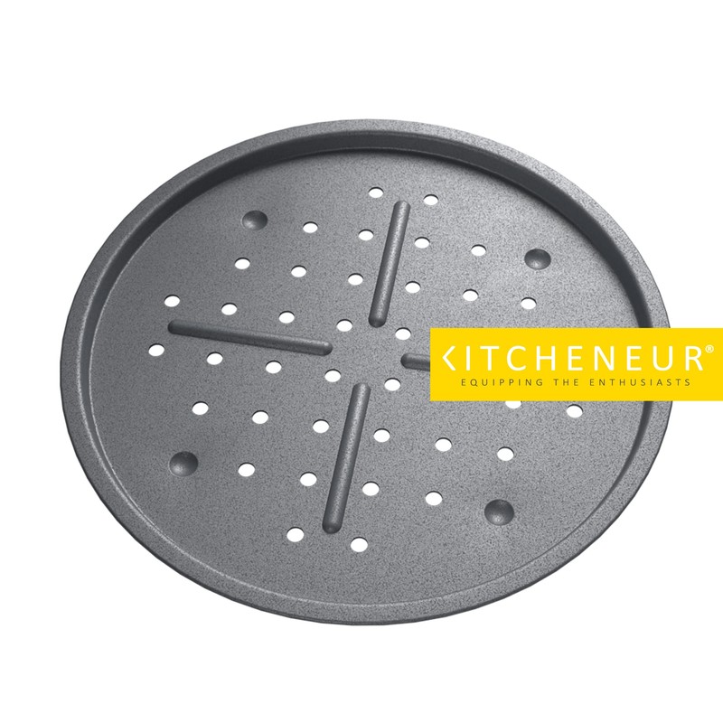 Large Perforated 33.5cm Pizza Oven Tray Baking Tray Set Tray/Pan
