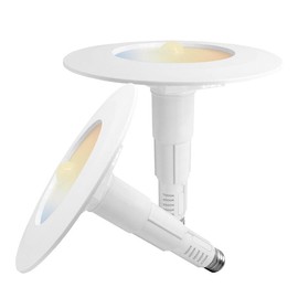 Jolux 5/6" Retrofit LED PIR Motion Sensor Recessed Lighting,Adjustable 5CCT 2700K-5000K,12W=60W,800LM,Non-Dimmable,LED Replacement Can Light,Ideal for Closet,kitchen,Porch etc.Easy Installation,2 pack