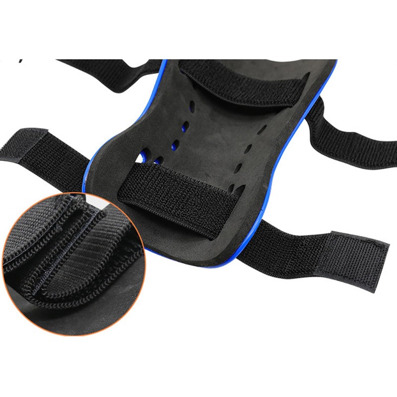 TRADERPLUS Soccer Shin Guards with Breathable EVA Cushion, Adjustable Stra