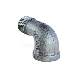 Supply Giant HNTO0012 1/2 in. MIP/FIP 90 Degree Street Elbow Galvanized Iron