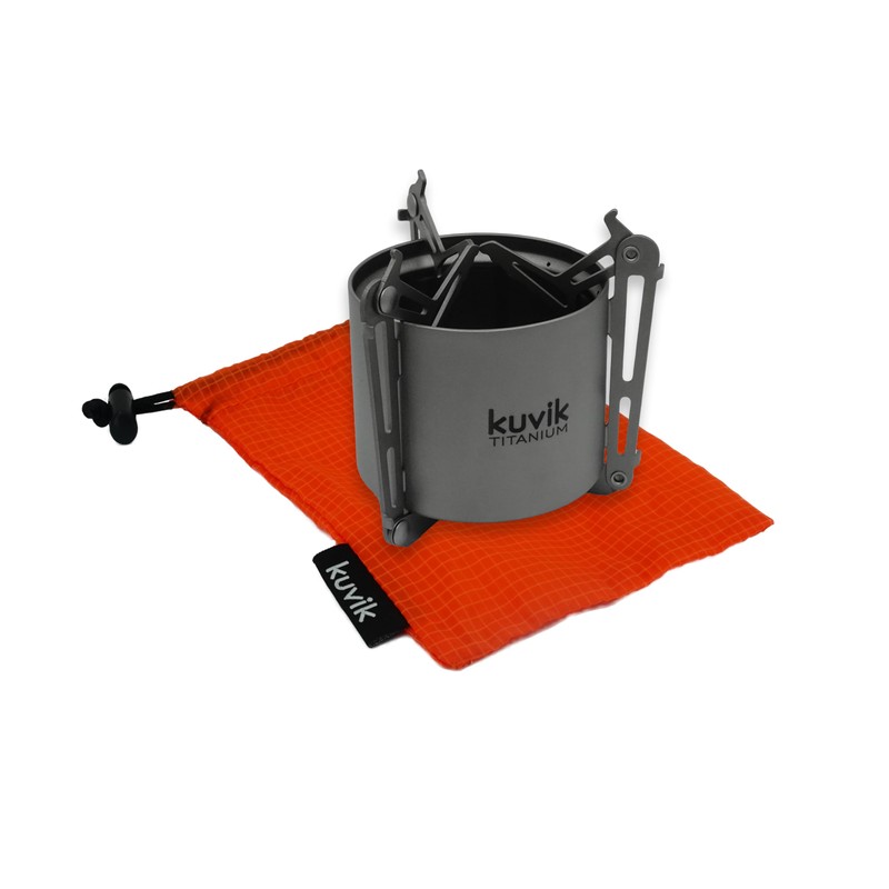 Kuvik Titanium Alcohol Stove with Stand