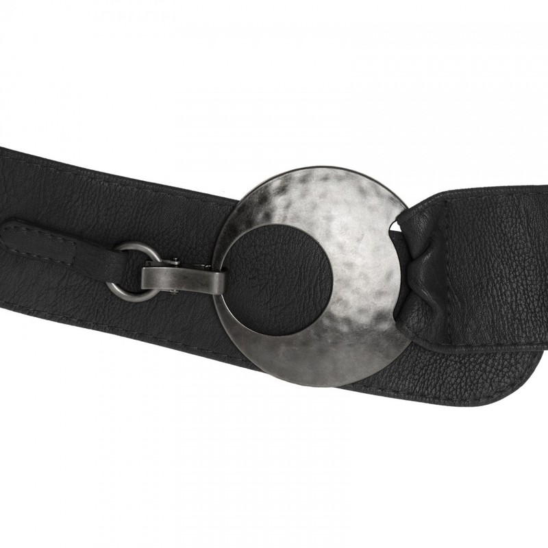 Caspar GU225 Women's Wide Belt/Waist Belt with Large Buckle –