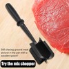 Meat Chopper, Ground Beef Masher with 5-Blade Head, Versatile High-Temp