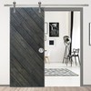 SANGRENSHEN Sliding Door Lock Pocket Door Flush Handles Latch Privacy