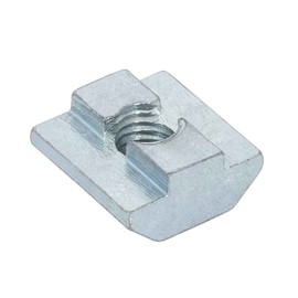 SCHMIDT systemprofile 10x T-Slot Nut M6 Slot 8 Galvanised Steel Sliding Nut with Bridge Heavy Aluminium Profile Accessories Mounting Material