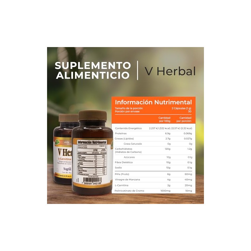 Suplementos Alimenticios Carnitina Vinagre Manzana Polinicotinato Cromo Skin Care Vitaminas