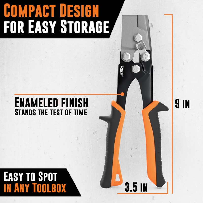 Mutt Tools Professional Snap Lock Punch - Heavy Duty Sheet