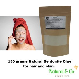 Natural & Co Premium Bentonite Clay 150grams