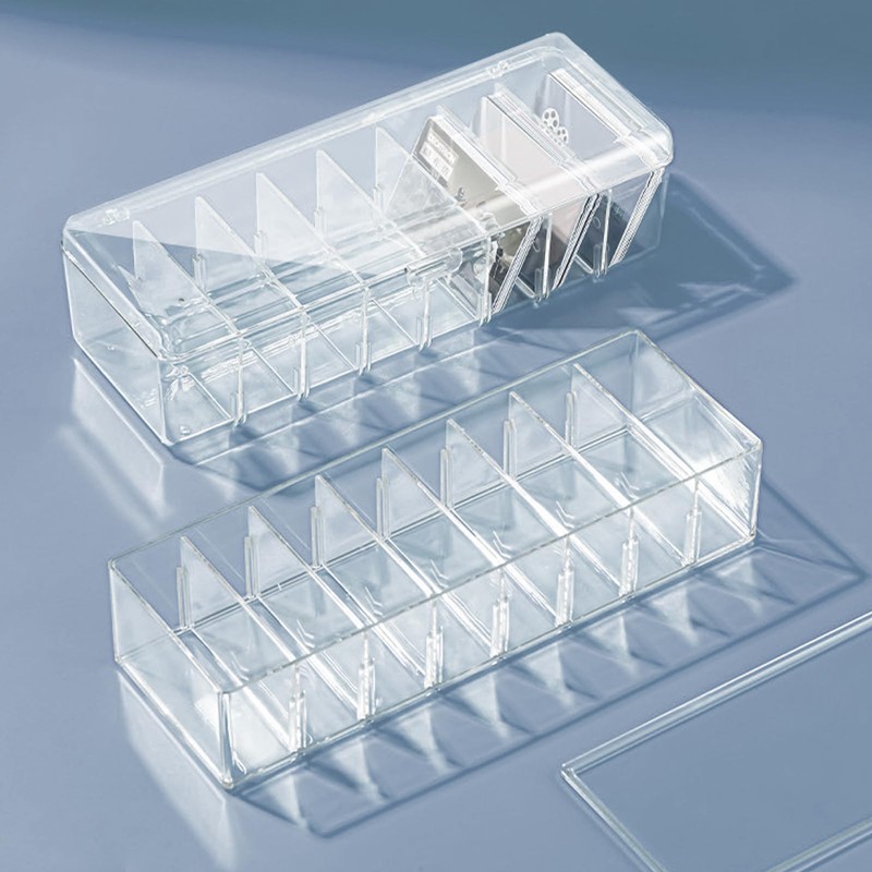 Cabilock Business Card Display Case Card Storage Box Organizer with