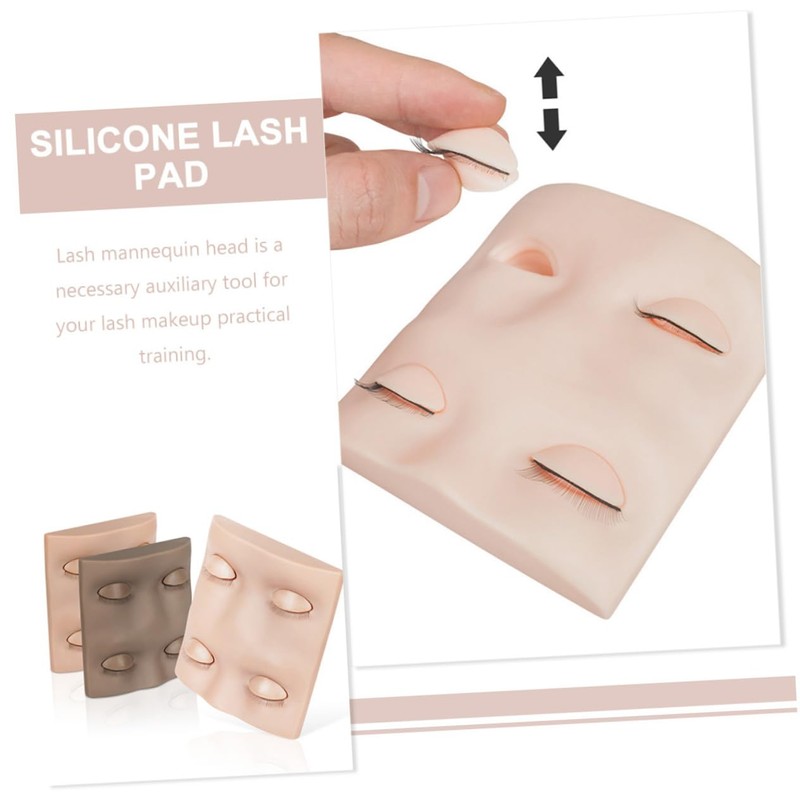 Ipetboom Realistic Eyelash Practice Mannequin Head for Lashes Lash Extensions
