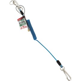 SK11 SSC-1S Safety Cord, Short Size, Natural Length: Approx. 16.5 inches (420 mm), Working Load Capacity: 2.2 lbs (1 kg), Connection Cord Included, Blue