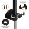 Barbell Storage Double Fitness Dumbbell Bar Vertical Suspension Wall Mount