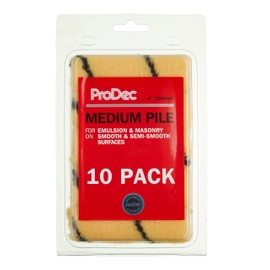 ProDec 10 piece Medium Pile 4" Woven Mini Rollers for Emulsion Paint