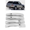 Exterior Door Handle Cover Chrome Plated Outside Door Handle Decor