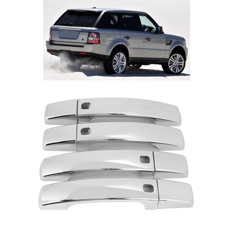 Exterior Door Handle Cover Chrome Plated Outside Door Handle Decor