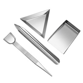 Kcgani 4 Pcs Bead Scoop Craft Jewelry Bead Diamond Scoop Set Shovel Set