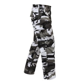 Rothco Color Camo Tactical BDU Pants - Rugged Outdoor Hiking Cargos Uniform Pant (US, Alpha, XX-Large, Regular, Regular, City Camo)