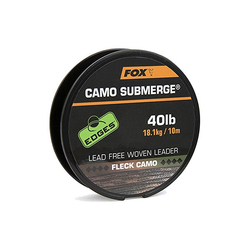 Fox Submerge Camo Lead Free Woven Leader - Leader Line,