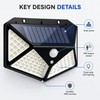 12-Pack Solar Motion Sensor Lights for Outdoor Security – 100-LED