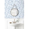 HeloHo Peel and Stick Wallpaper Blue and White Contact Paper