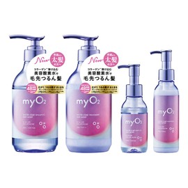 myO2 My Oto Water Coat Shampoo Treatment Hair Oil Hair Milk Set of 4 Deep Moist